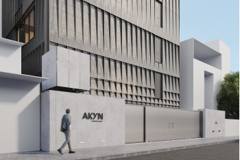 The Aleph building facade