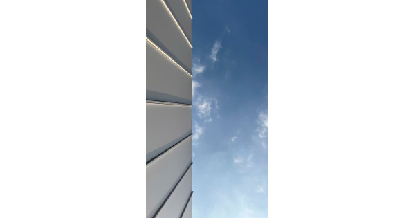 The Aleph building facade